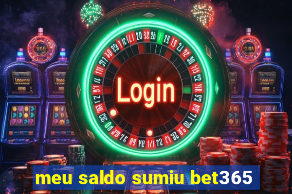 meu saldo sumiu bet365